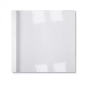 Capas de encadernação térmica GBC LinenWeave 3 mm branco (100), A4, PVC, branco, 30 folhas, 100 unid.