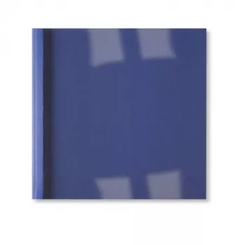 Capas de encadernação térmica GBC LinenWeave 3 mm azul (100), A4, PVC, azul, 30 folhas, 100 unid.