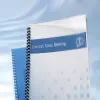 Capa de encadernação GBC Poly Clear View A4 450 mícron mate, A4, policloreto de vinilo (PVC), transparente, mate, 0,45 mm, 50 unid.