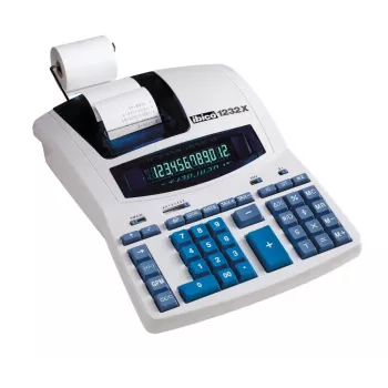 Calculadora de secretária com impressão Rexel Ibico 1232X Professional 12 dígitos, 290 mm, 375 mm, 375 mm
