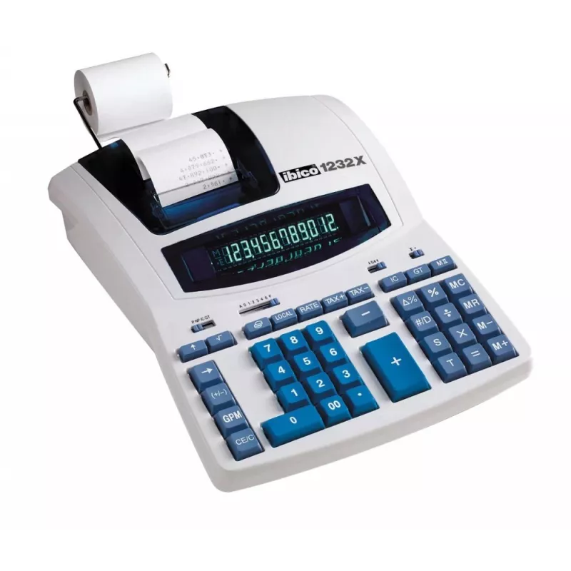 Calculadora de secretária com impressão Rexel Ibico 1232X Professional 12 dígitos, 290 mm, 375 mm, 375 mm