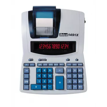 Calculadora de secretária com impressão térmica Rexel Ibico 1491X Professional 14 dígitos