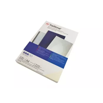 Capa de encadernação GBC A4 em branco 250 g/m², A4, cartão, branco, mate, 100 folhas, 2,2 kg