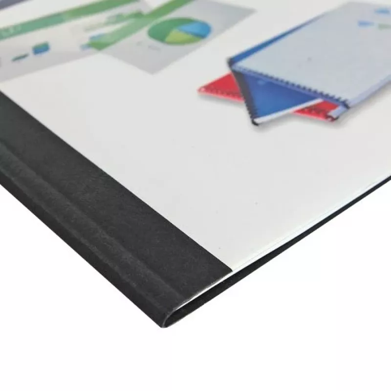 Capas térmicas GBC LeatherGrain ThermaBind 3 mm azul-rei (100)