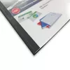 Capas térmicas GBC LeatherGrain ThermoBind 1,5 mm branco (100), A4, PVC, transparente, branco, mate, 15 folhas, 1,5 mm