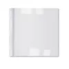 Capas térmicas GBC LeatherGrain ThermoBind 3 mm branco (100), A4, PVC, transparente, branco, mate, 30 folhas, 3 mm