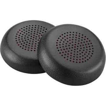 Conjunto de almofadas auriculares POLY Savi 7200 almofadas em pele sintética preto