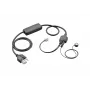 Hookswitch eletrónico POLY APV-63 preto conector macho