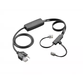 Hookswitch eletrónico POLY APC-43 TAA preto macho macho 85Q55AA HP