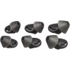 Conjunto de almofadas/anel POLY Voyager 6200 Medium Eartips preto