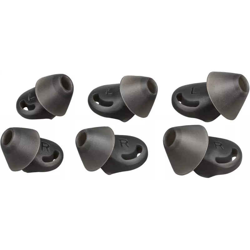 Conjunto de almofadas/anel POLY Voyager 6200 Medium Eartips preto