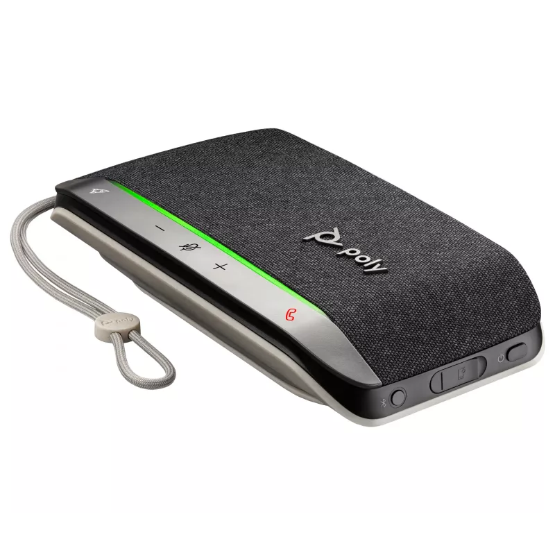 Speakerphone HP Poly Sync 20 USB-A, PC, prateado, 0,715 m, IP64, Windows 10, Windows 11, MacOS