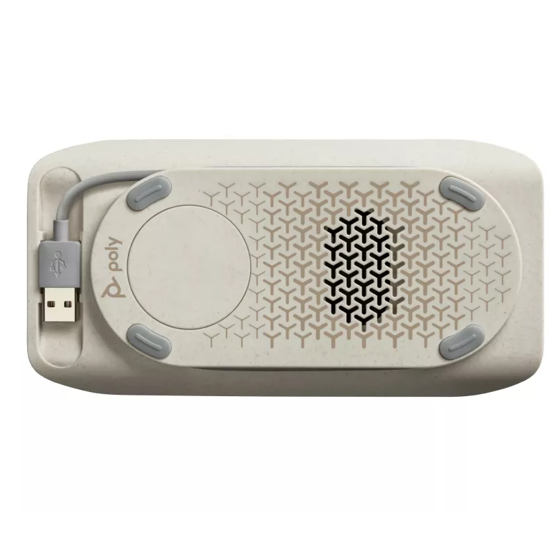Speakerphone HP Poly Sync 20 USB-A, PC, prateado, 0,715 m, IP64, Windows 10, Windows 11, MacOS