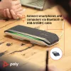 Speakerphone HP Poly Sync 40+ certificado Microsoft Teams USB-A USB-C + adaptador BT700 USB-A
