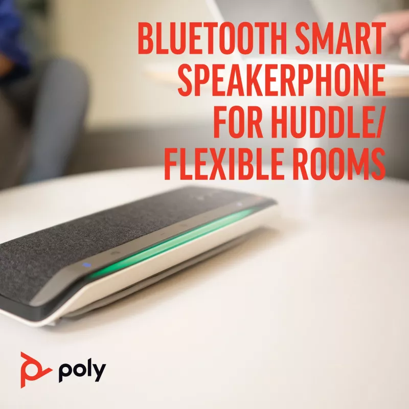 Speakerphone HP Poly Sync 40+ certificado Microsoft Teams USB-A USB-C + adaptador BT700 USB-A