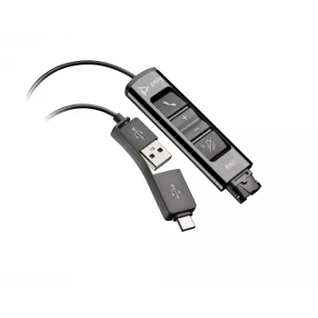 Adaptador HP Poly DA85 USB para QD preto TAA