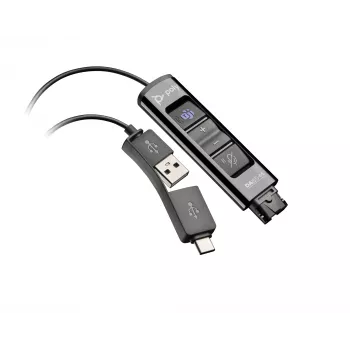 Adaptador HP Poly DA85-M USB para QD preto TAA