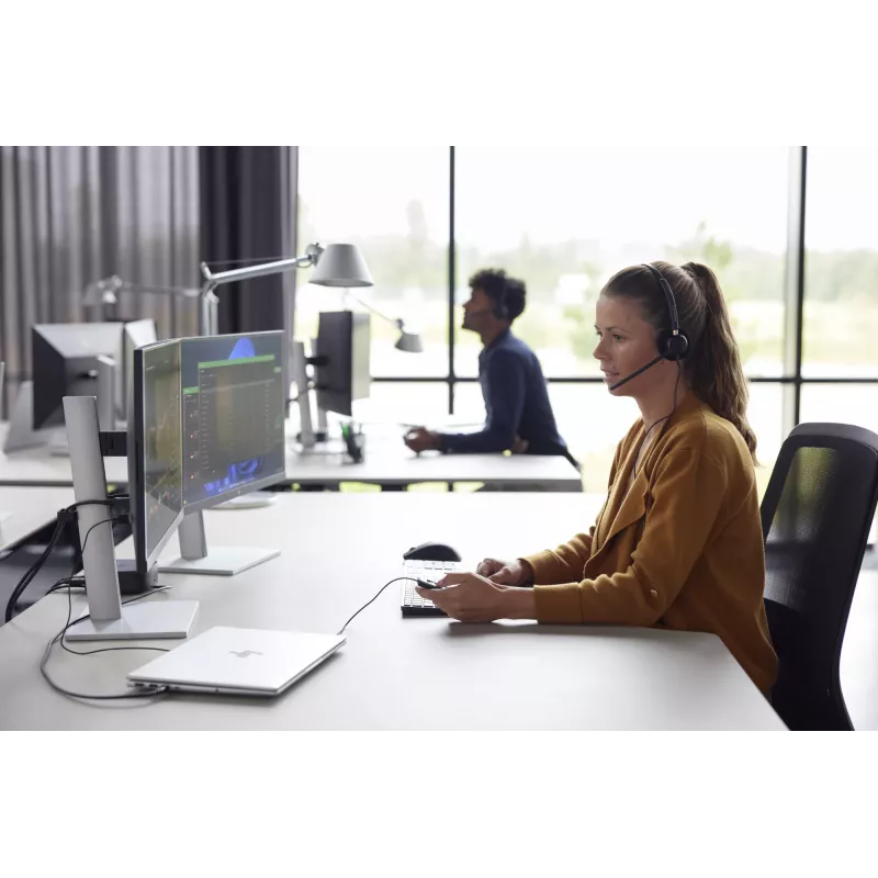 Headset HP Poly EncorePro 525 certificado Microsoft Teams estéreo com USB-A