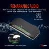 Speakerphone HP Poly Sync 10 certificado Microsoft Teams, PC, prateado, 0,715 m, IP64, Windows 10, Windows 11, MacOS