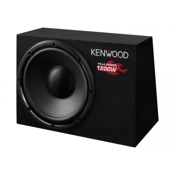 Subwoofer para automóvel Kenwood KSC-W1200B subwoofer pré-montado 300 W