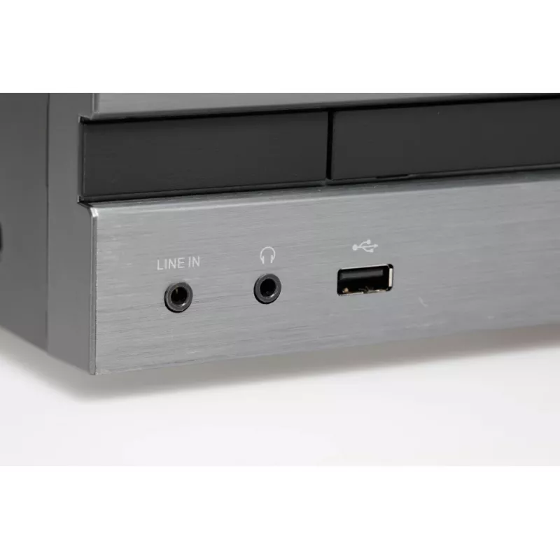 Sistema de áudio doméstico Kenwood M-918DAB-H micro-sistema de áudio doméstico 10 W alumínio, preto