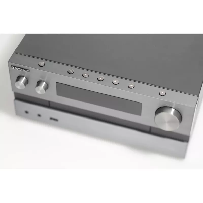 Sistema de áudio doméstico Kenwood M-918DAB-H micro-sistema de áudio doméstico 10 W alumínio, preto