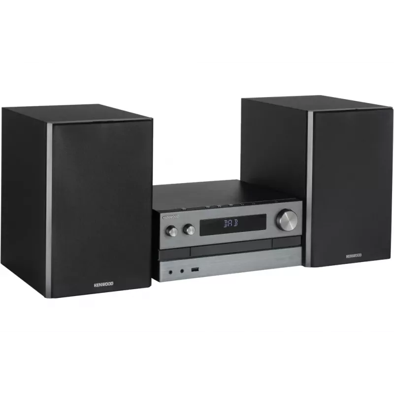 Sistema de áudio doméstico Kenwood M-918DAB-H micro-sistema de áudio doméstico 10 W alumínio, preto