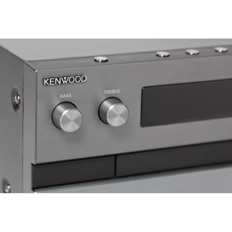 Sistema de áudio doméstico Kenwood M-918DAB-H micro-sistema de áudio doméstico 10 W alumínio, preto
