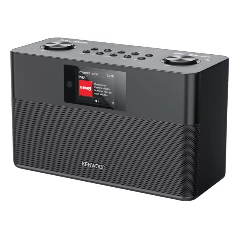 Rádio Kenwood CR-ST100S-B internet digital preto