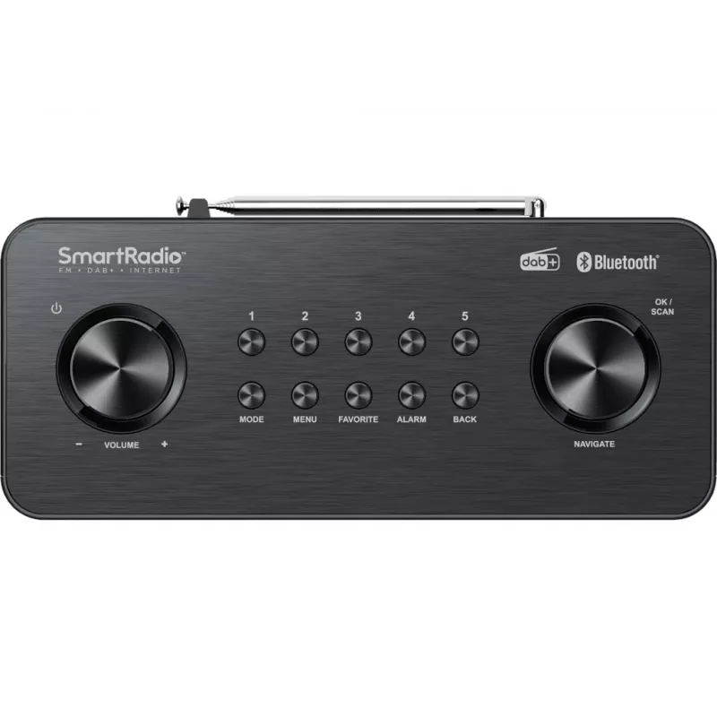 Rádio Kenwood CR-ST100S-B internet digital preto