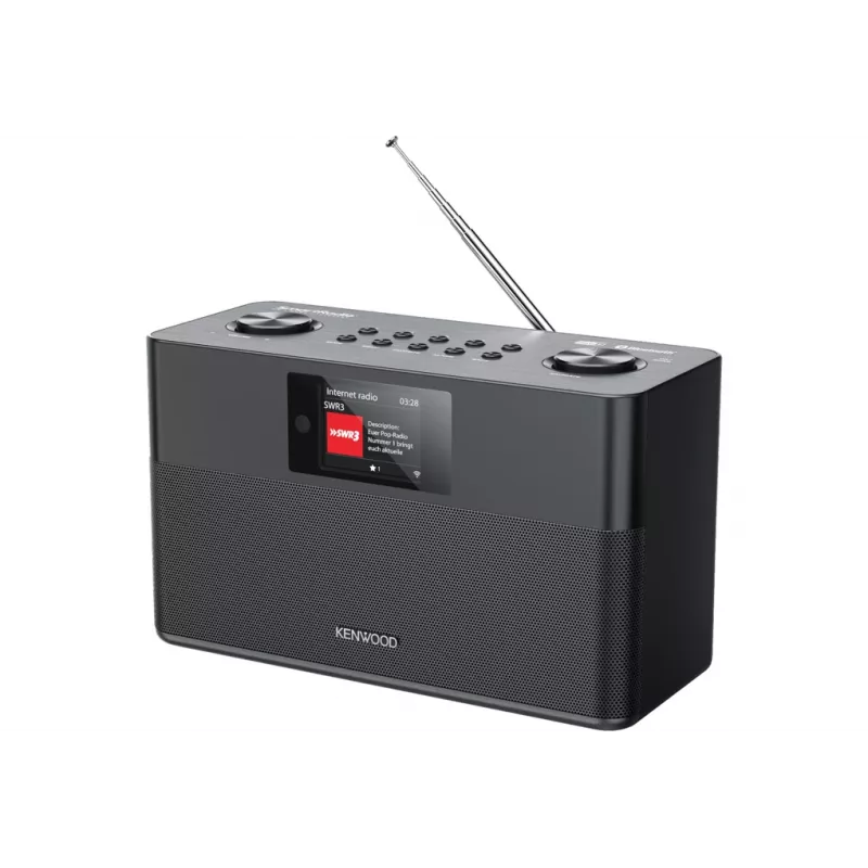 Rádio Kenwood CR-ST100S-B internet digital preto