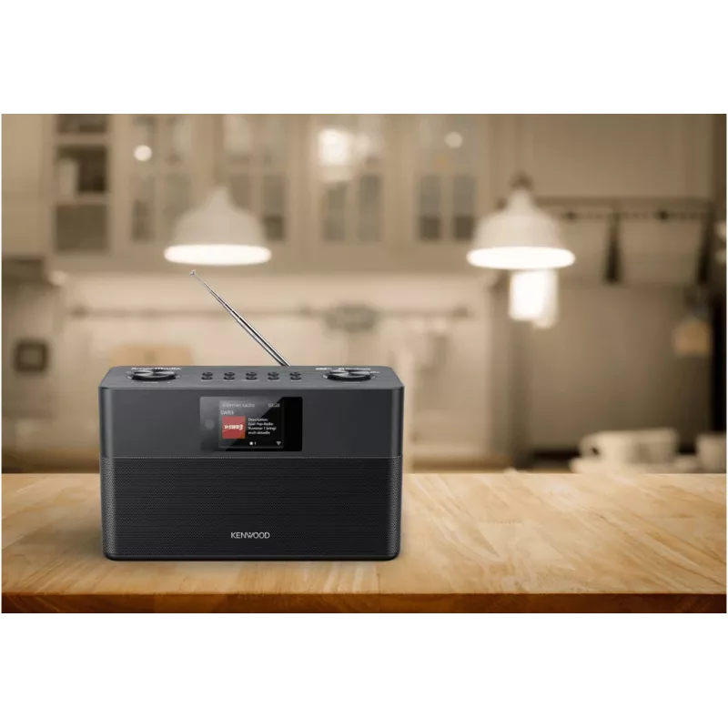 Rádio Kenwood CR-ST100S-B internet digital preto