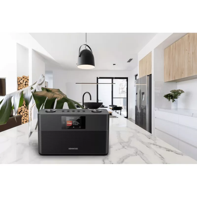 Rádio Kenwood CR-ST100S-B internet digital preto