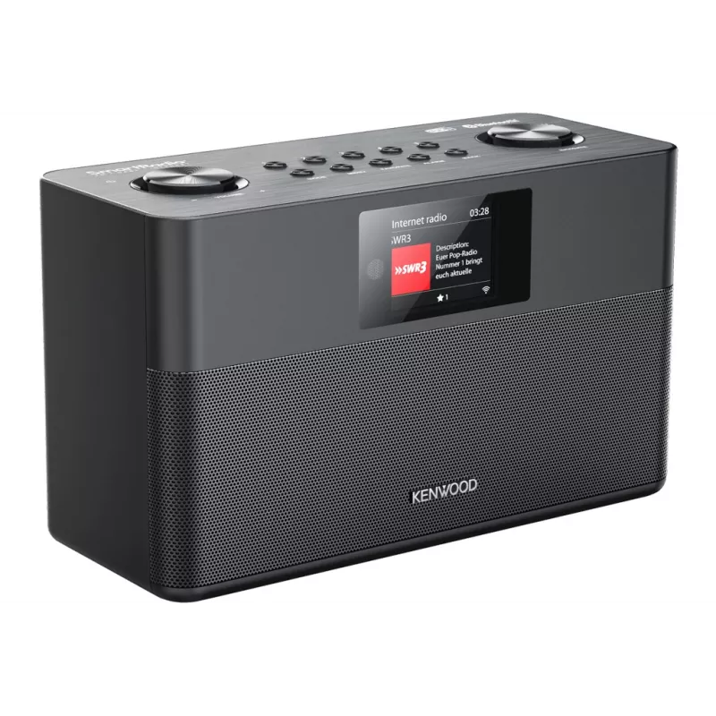 Rádio Kenwood CR-ST100S-B internet digital preto