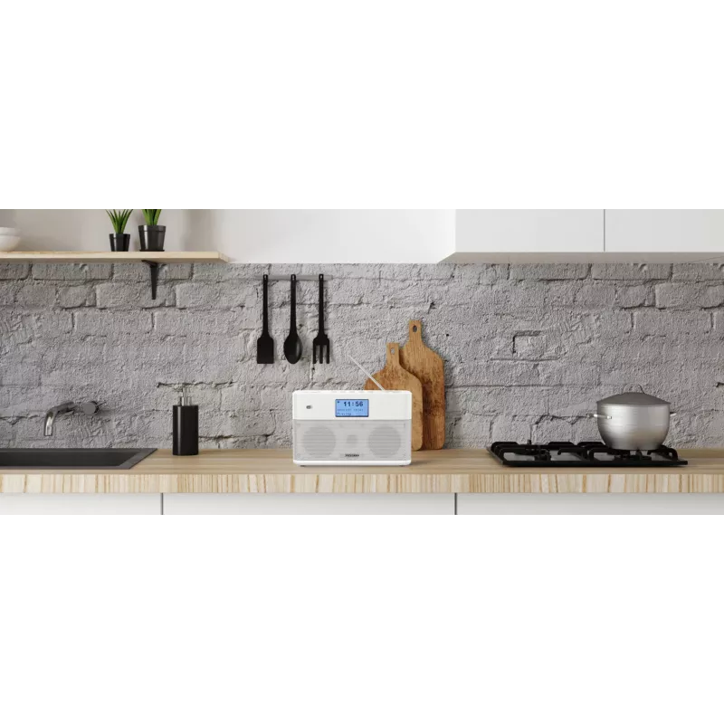 Rádio Kenwood CR-ST100S-B internet digital preto