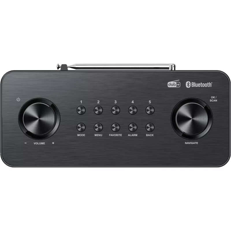 Rádio Kenwood CR-ST80DAB-B pessoal digital preto