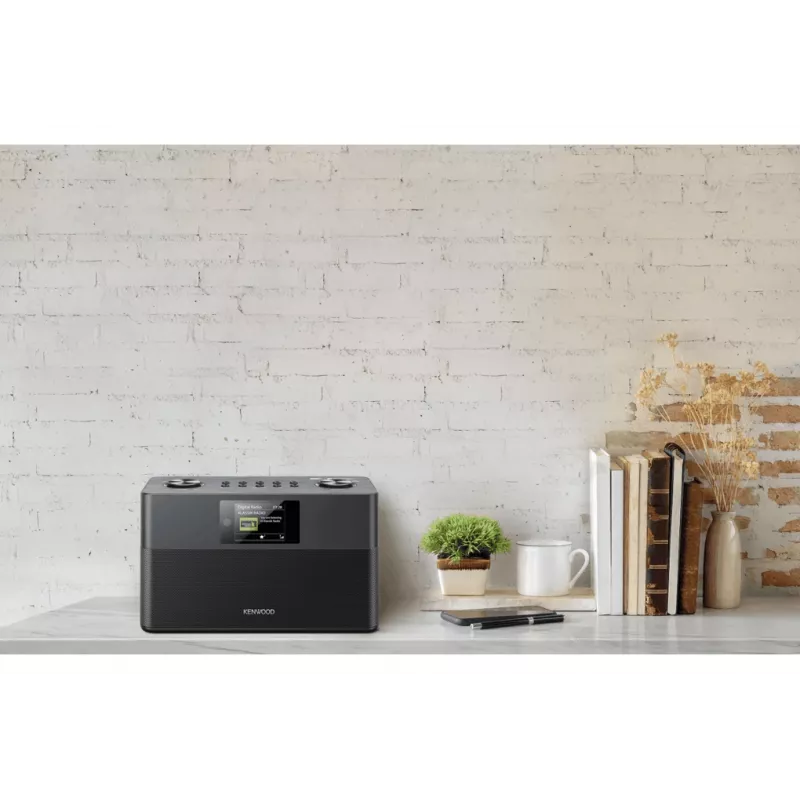 Rádio Kenwood CR-ST80DAB-B pessoal digital preto