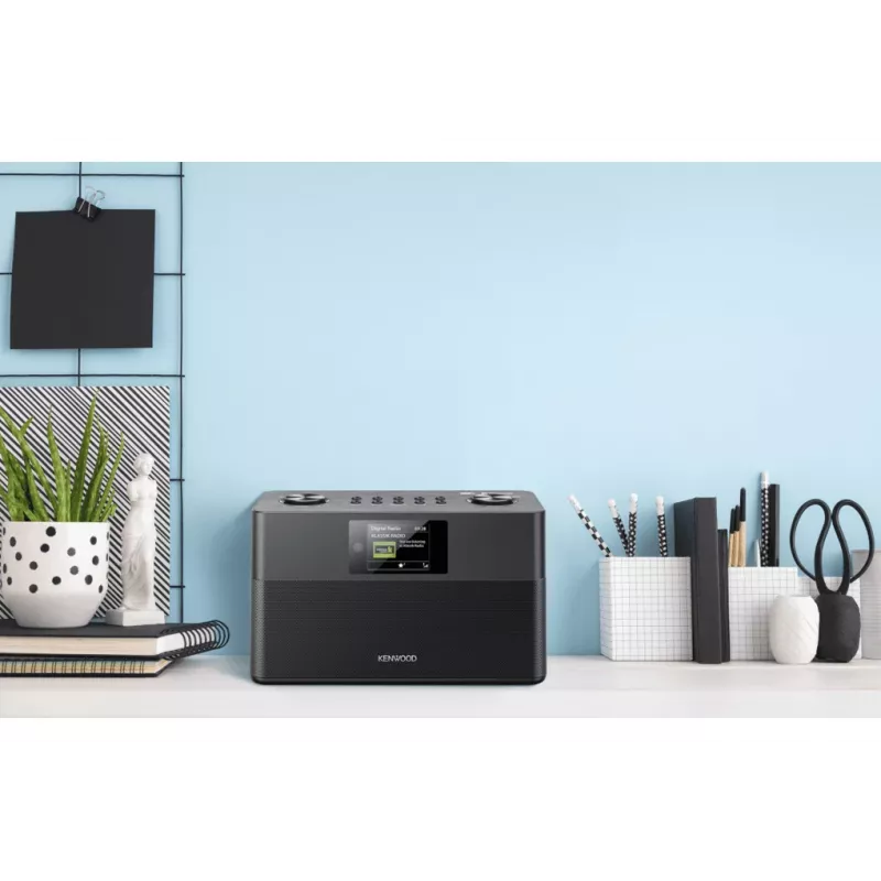 Rádio Kenwood CR-ST80DAB-B pessoal digital preto