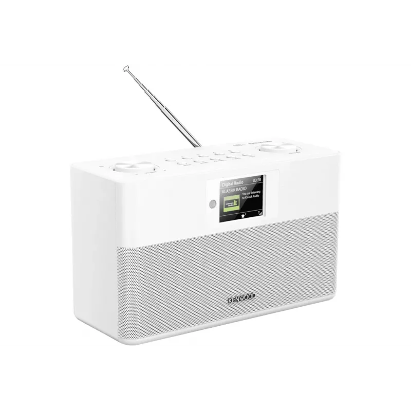 Rádio Kenwood CR-ST80DAB-W pessoal digital branco