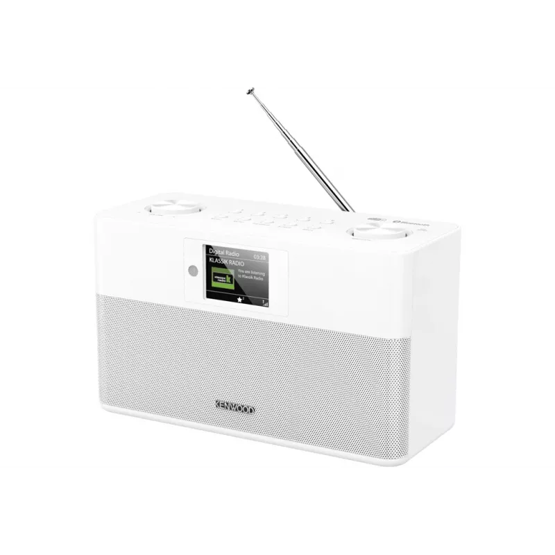 Rádio Kenwood CR-ST80DAB-W pessoal digital branco