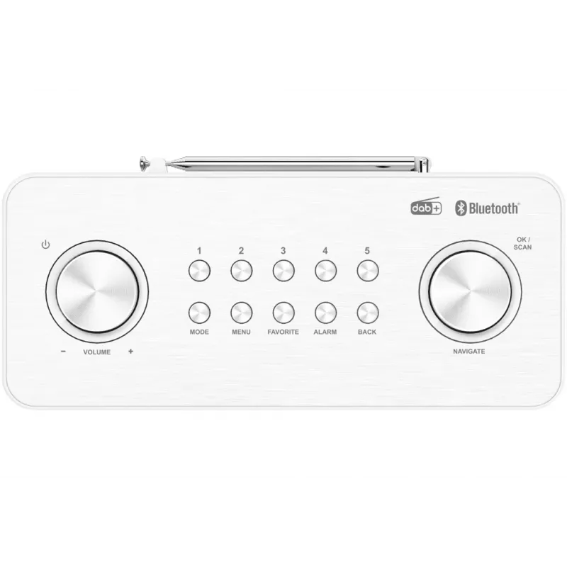 Rádio Kenwood CR-ST80DAB-W pessoal digital branco