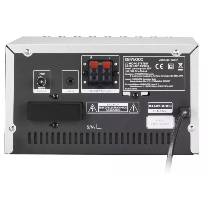 Kenwood M-7000S minissistema de áudio doméstico 30 W prateado