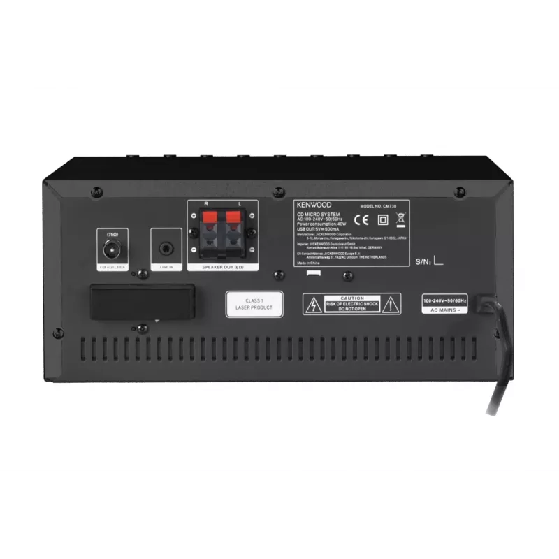 Kenwood M-9000S minissistema de áudio doméstico 50 W preto