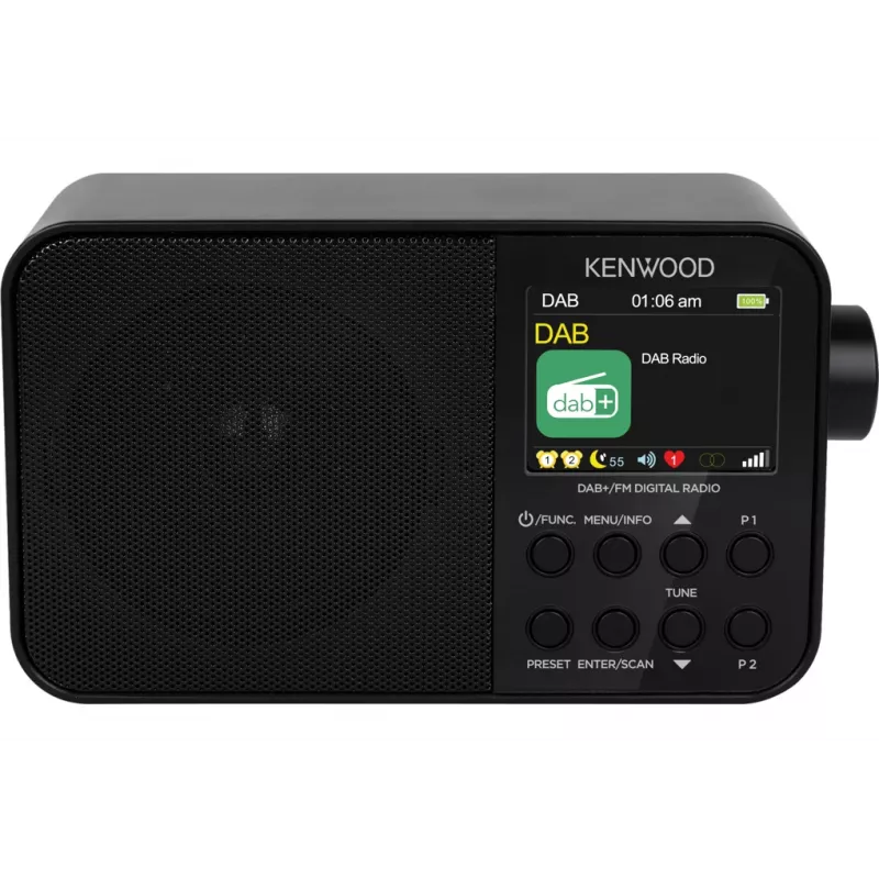 Kenwood CR-M30DAB-B rádio digital portátil preto