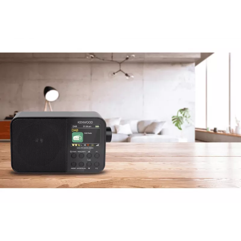 Kenwood CR-M30DAB-B rádio digital portátil preto