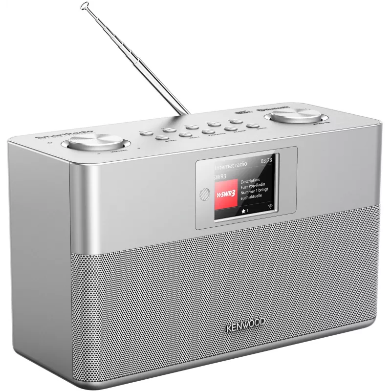 Kenwood CR-ST100S-S rádio internet digital prateado