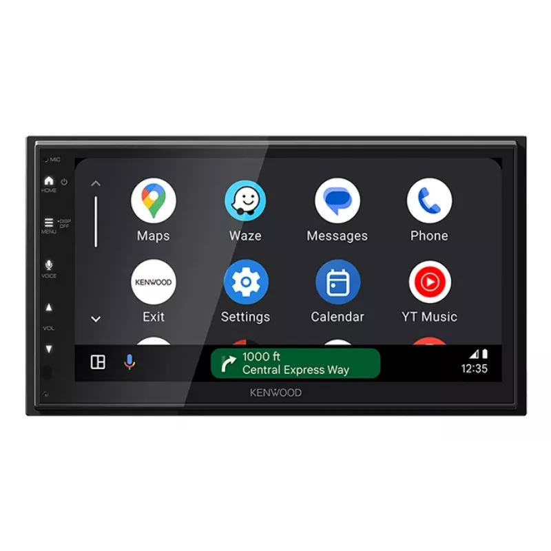 Kenwood DMX6523DABS recetor multimédia para automóvel preto Wi-Fi Bluetooth