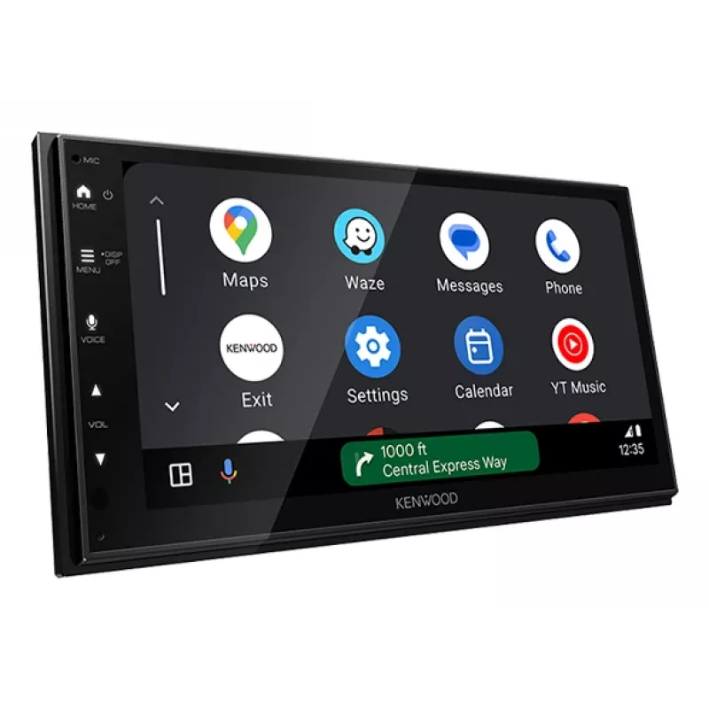 Kenwood DMX6523DABS recetor multimédia para automóvel preto Wi-Fi Bluetooth