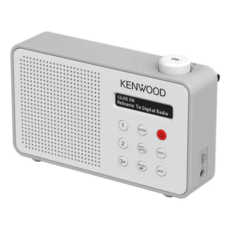 Kenwood CR-M25DAB-W rádio portátil digital branco