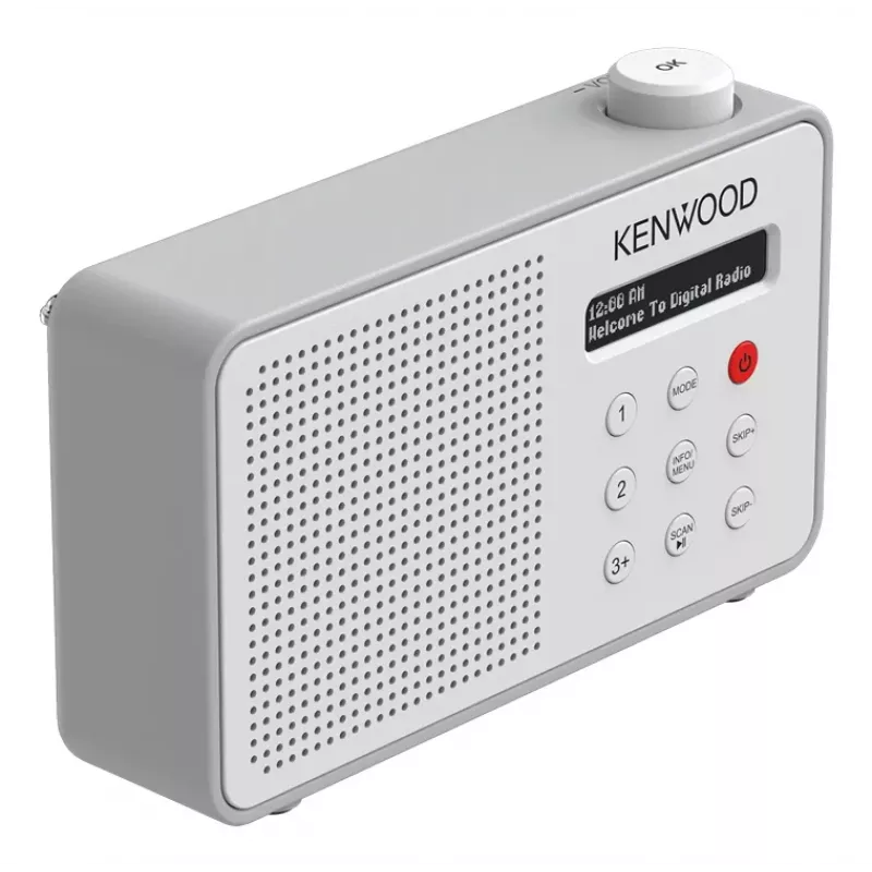 Kenwood CR-M25DAB-W rádio portátil digital branco